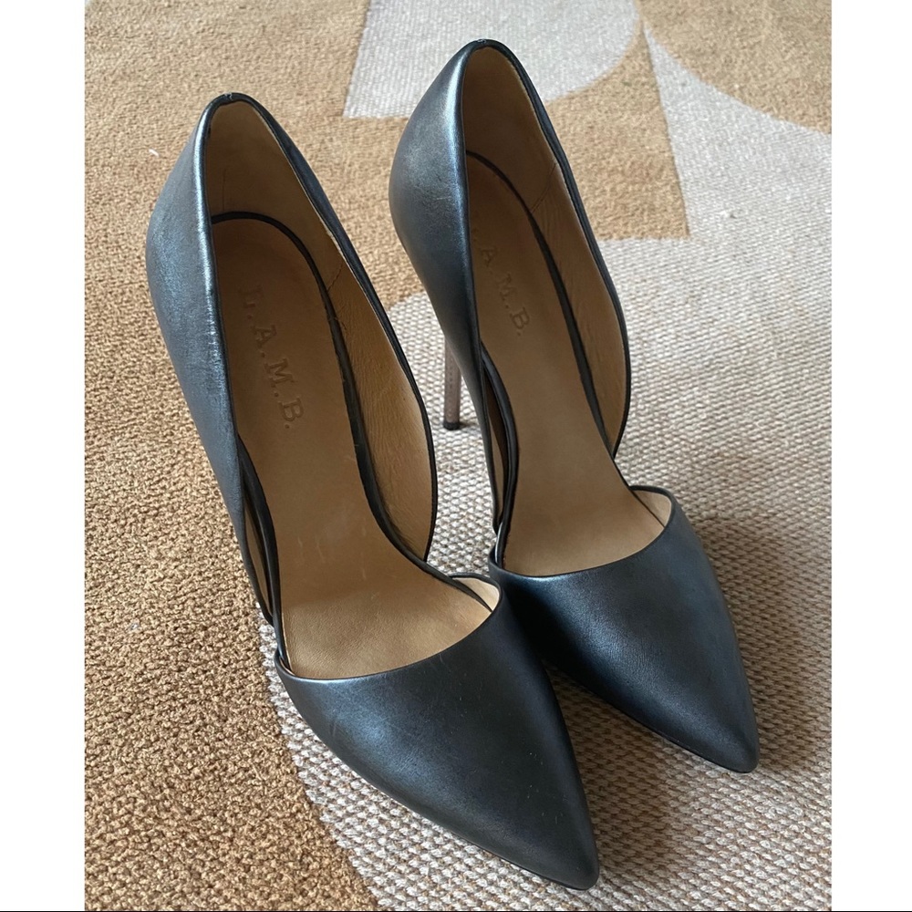 L.A.M.B | Gunmetal Meredith Heel | 8M